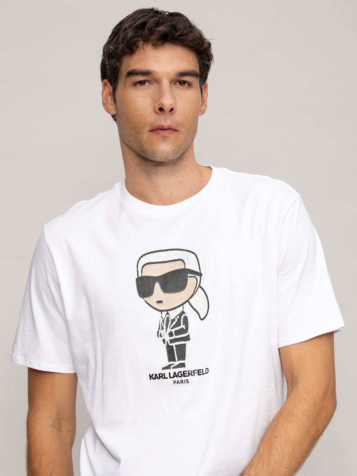 Camiseta Blanca Hombre Karl Lagerfeld