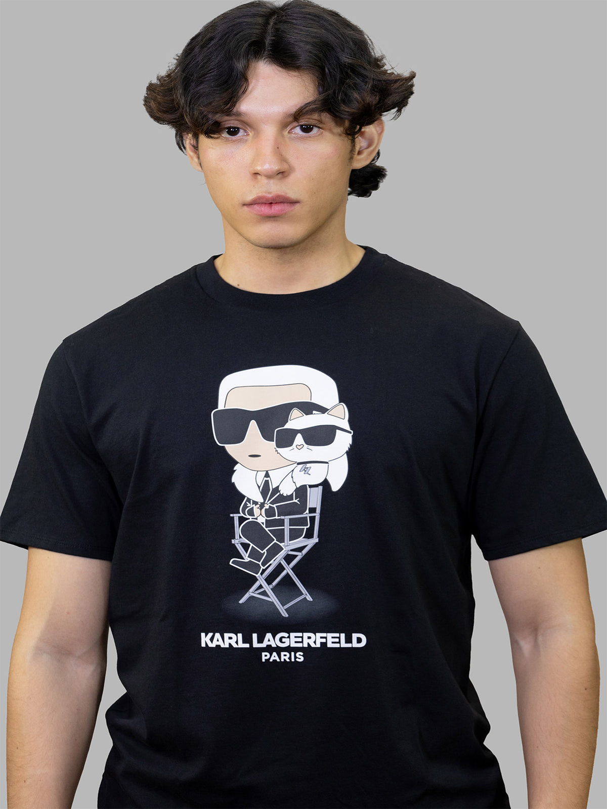Camiseta Negra Hombre Karl Lagerfeld