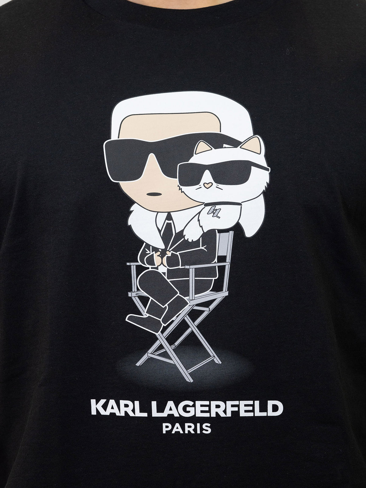 Camiseta Negra Hombre Karl Lagerfeld
