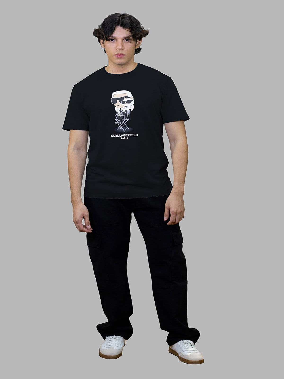 Camiseta Negra Hombre Karl Lagerfeld