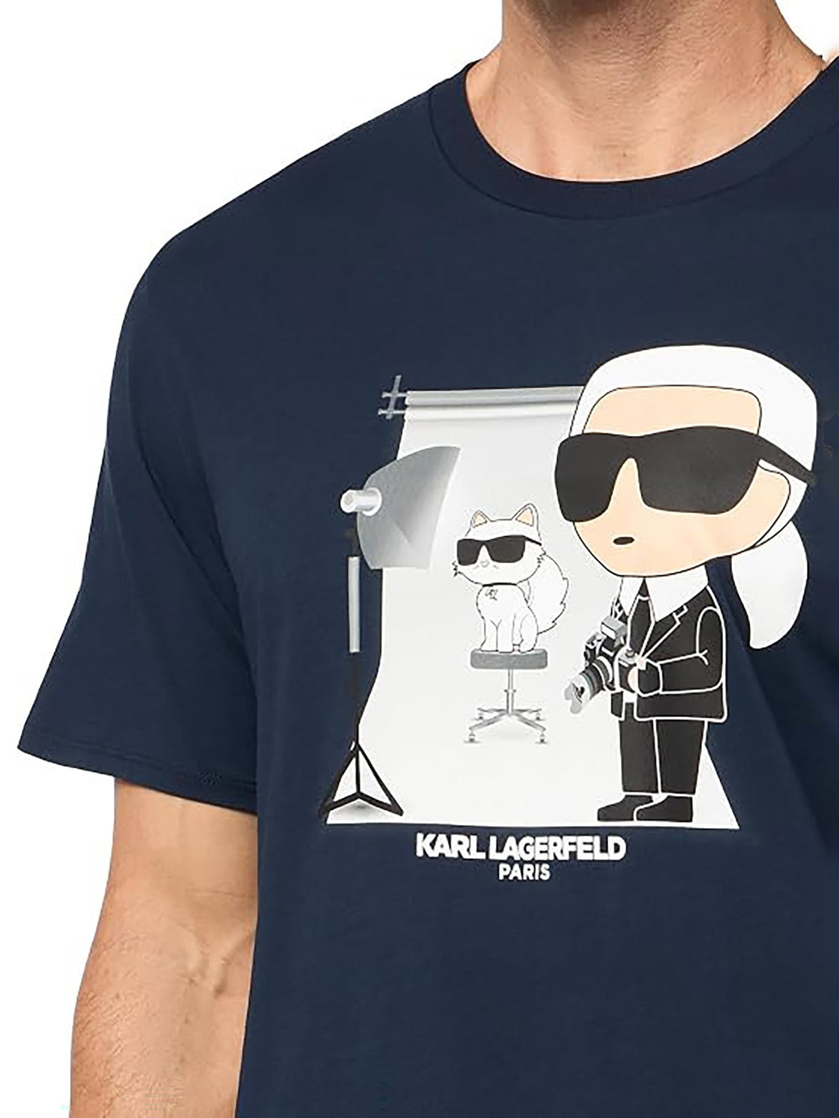 Camiseta Azul Hombre Karl Lagerfeld