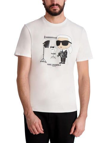 Camiseta Blanca Hombre Karl Lagerfeld