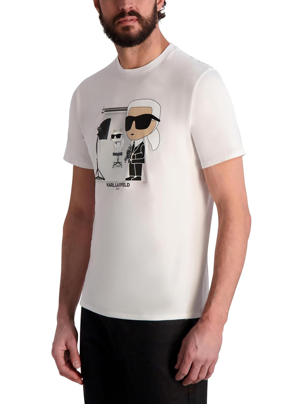 Camiseta Blanca Hombre Karl Lagerfeld