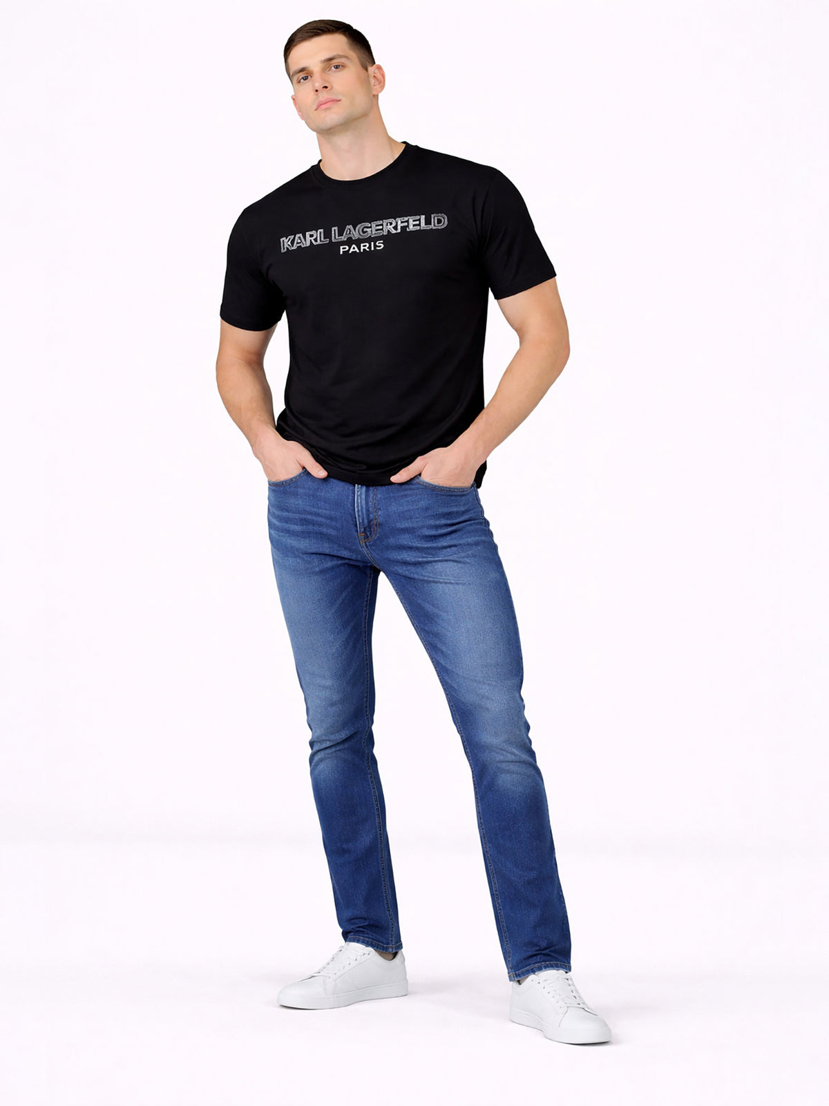 Camiseta Negra Hombre Karl Lagerfeld
