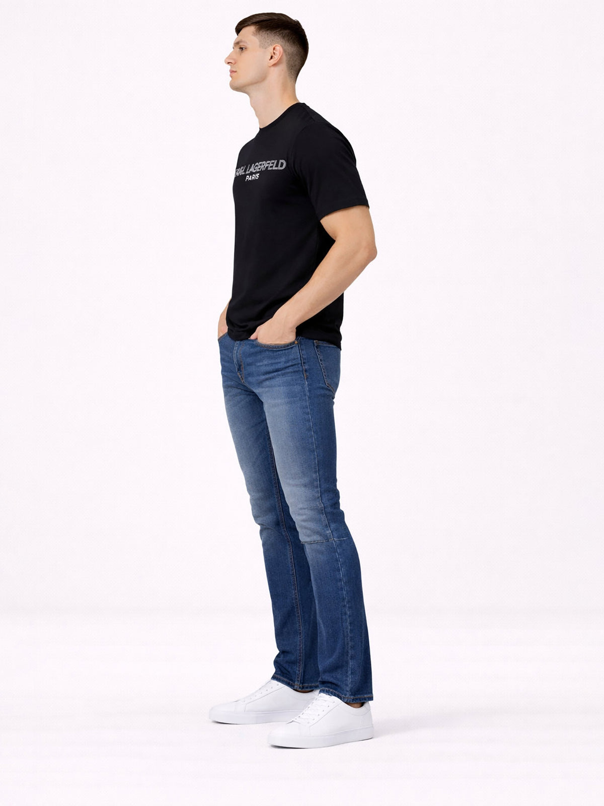 Camiseta Negra Hombre Karl Lagerfeld