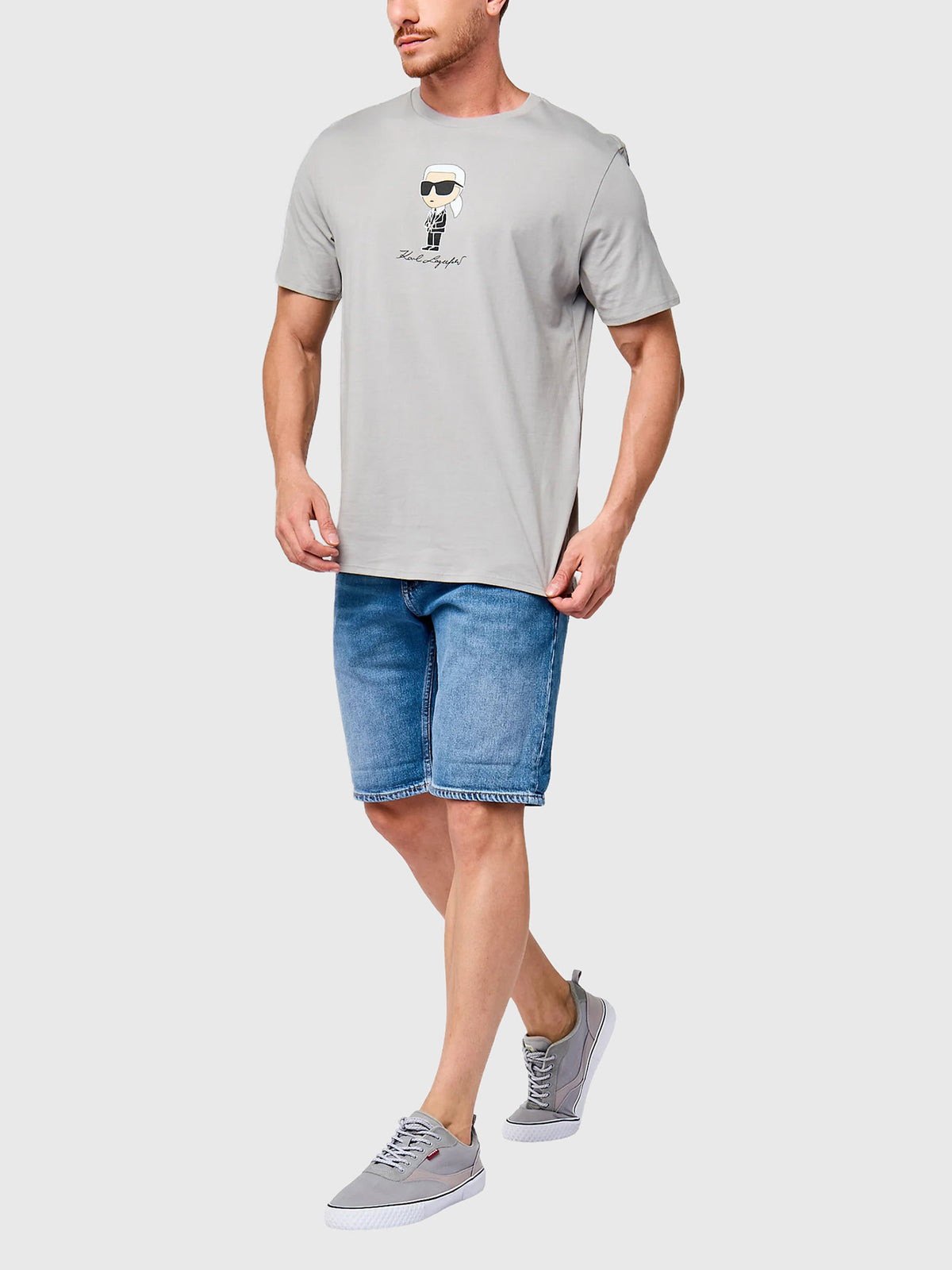 Camiseta Gris Hombre Karl Lagerfeld