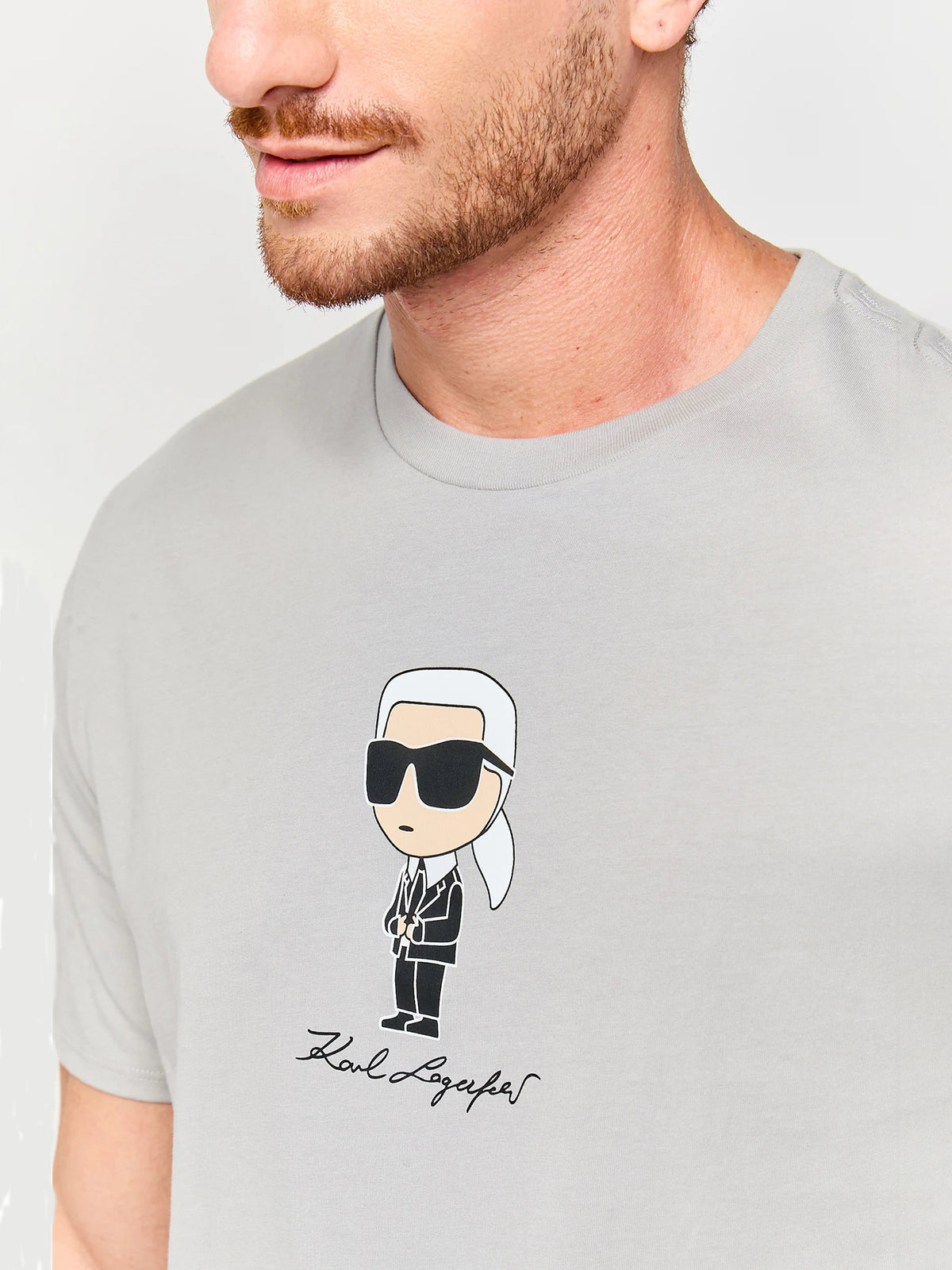 Camiseta Gris Hombre Karl Lagerfeld