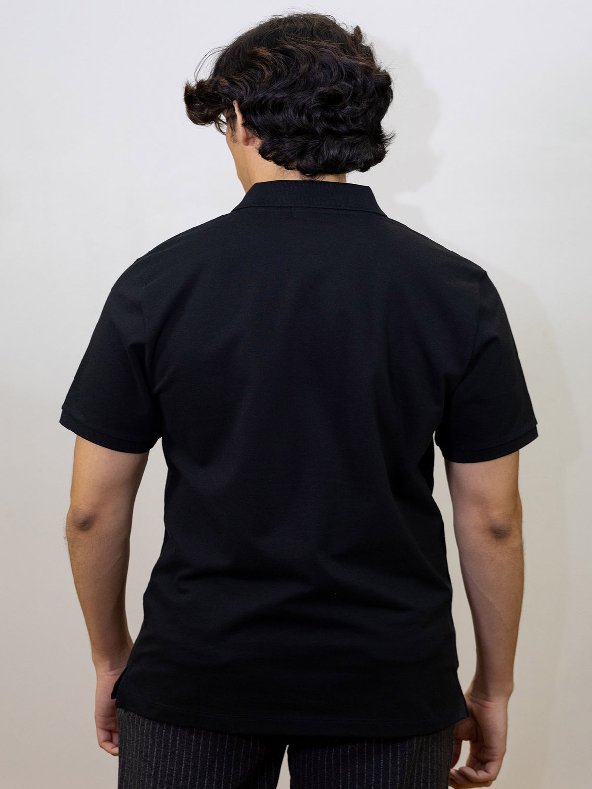 Polo Negro Hombre Karl Lagerfeld