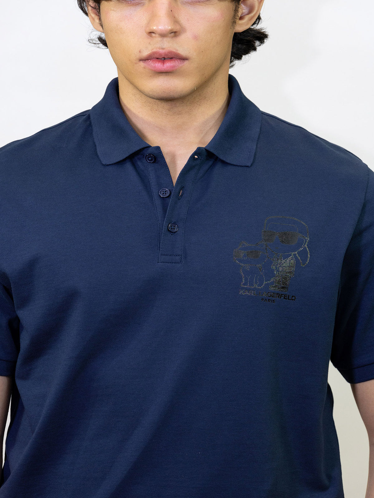 Polo Azul Hombre Karl Lagerfeld