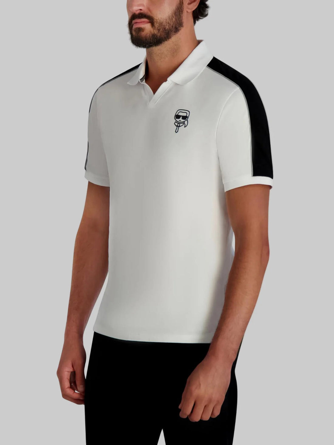Polo Blanco Hombre Karl Lagerfeld