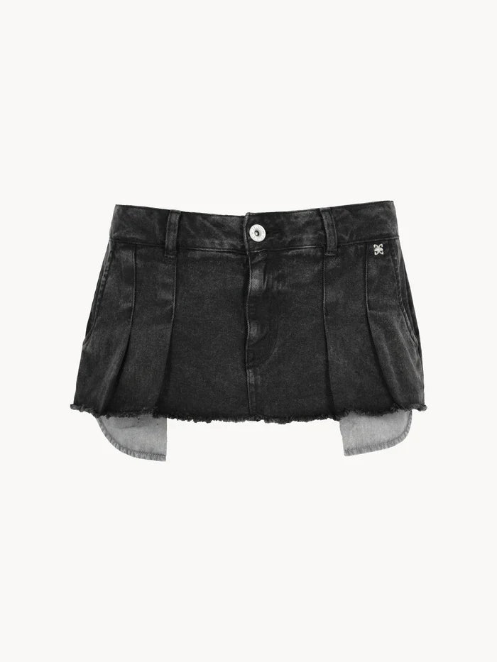 CELĒIT Mini Skirt Black Falda