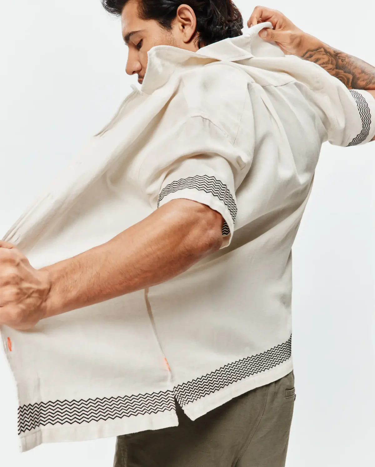 Camisa De Lino Psycho Bunny