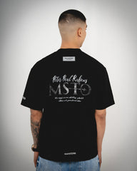 Camiseta Oversize Bestie Negra