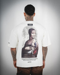 Camiseta Manifesto Oversize Dama Ivory