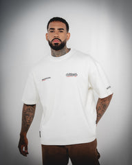 Camiseta Manifesto Oversize Dama Ivory