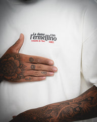 Camiseta Manifesto Oversize Dama Ivory
