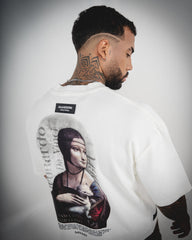 Camiseta Manifesto Oversize Dama Ivory