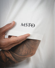 Camiseta Manifesto Oversize Básica Marfil