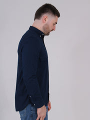 Camisa Tommy Hilfiger Slim Carbon Navy