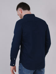 Camisa Tommy Hilfiger Slim Carbon Navy