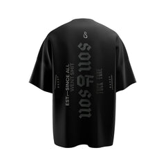 Crew Neck Oversize T-Shirt Black