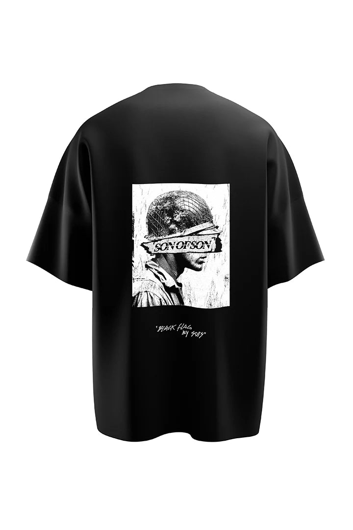 Camiseta Hombre Oversize Son of Son Black