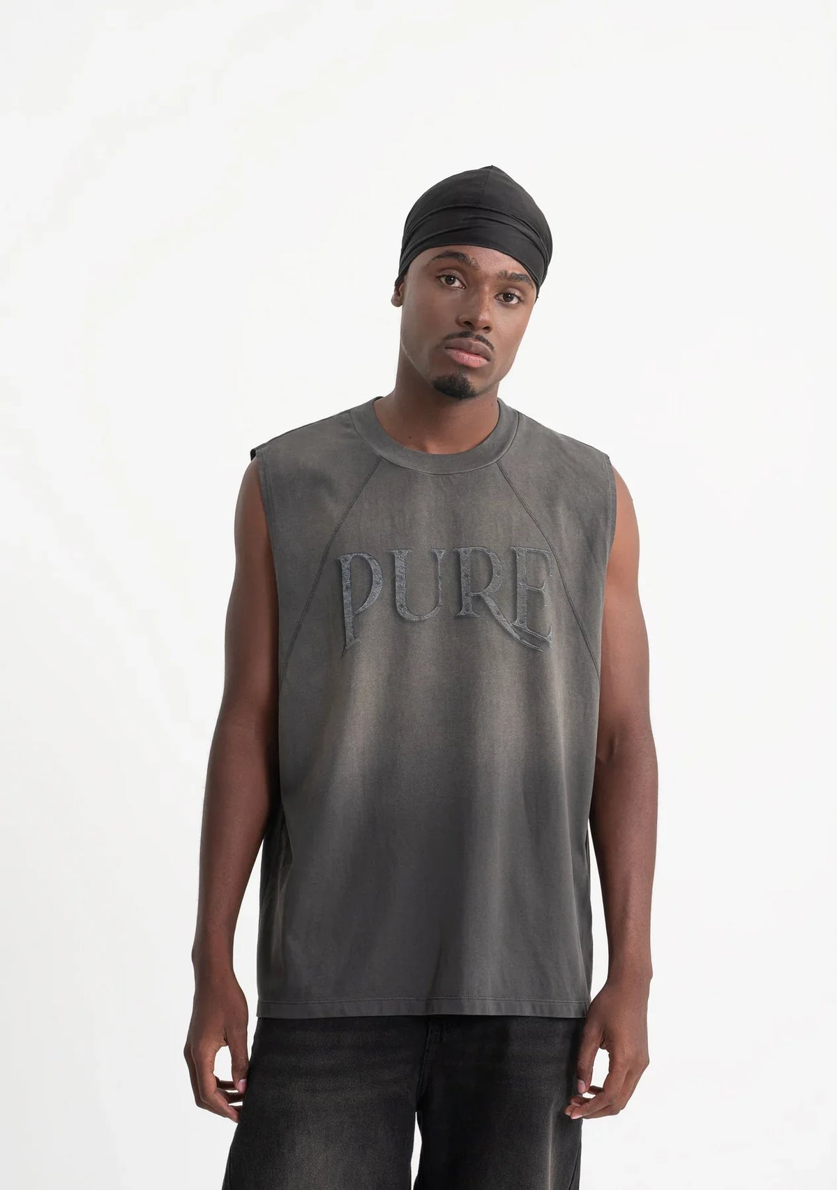 Camisilla Hombre Pure Gris Oscuro Camiseta