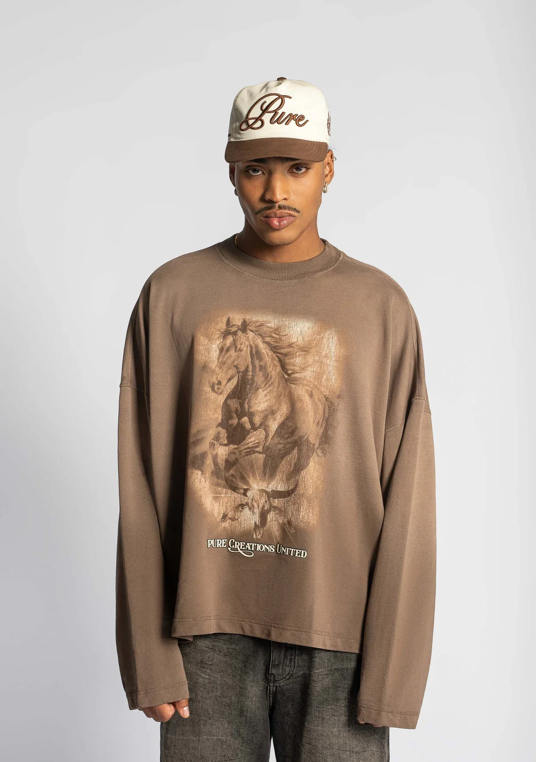Hoodie Men Pure Camiseta