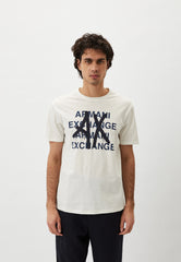 T-Shirt Men White Armani Exchange