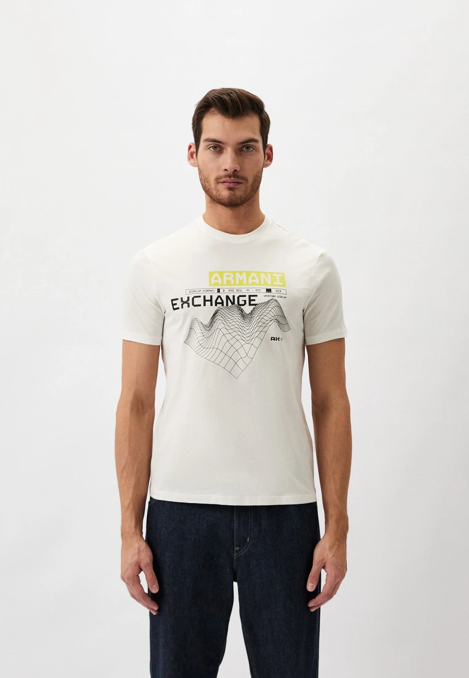 T-Shirt Men Off White Armani Exchange XXL Camiseta