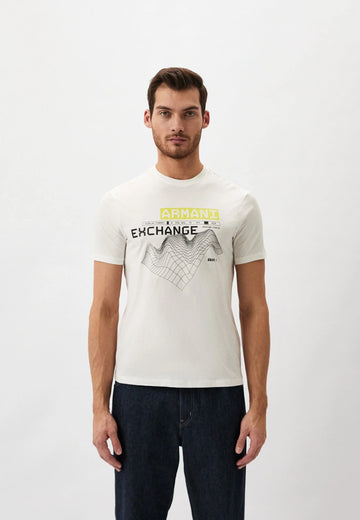 T-Shirt Men Off White Armani Exchange XXL Camiseta