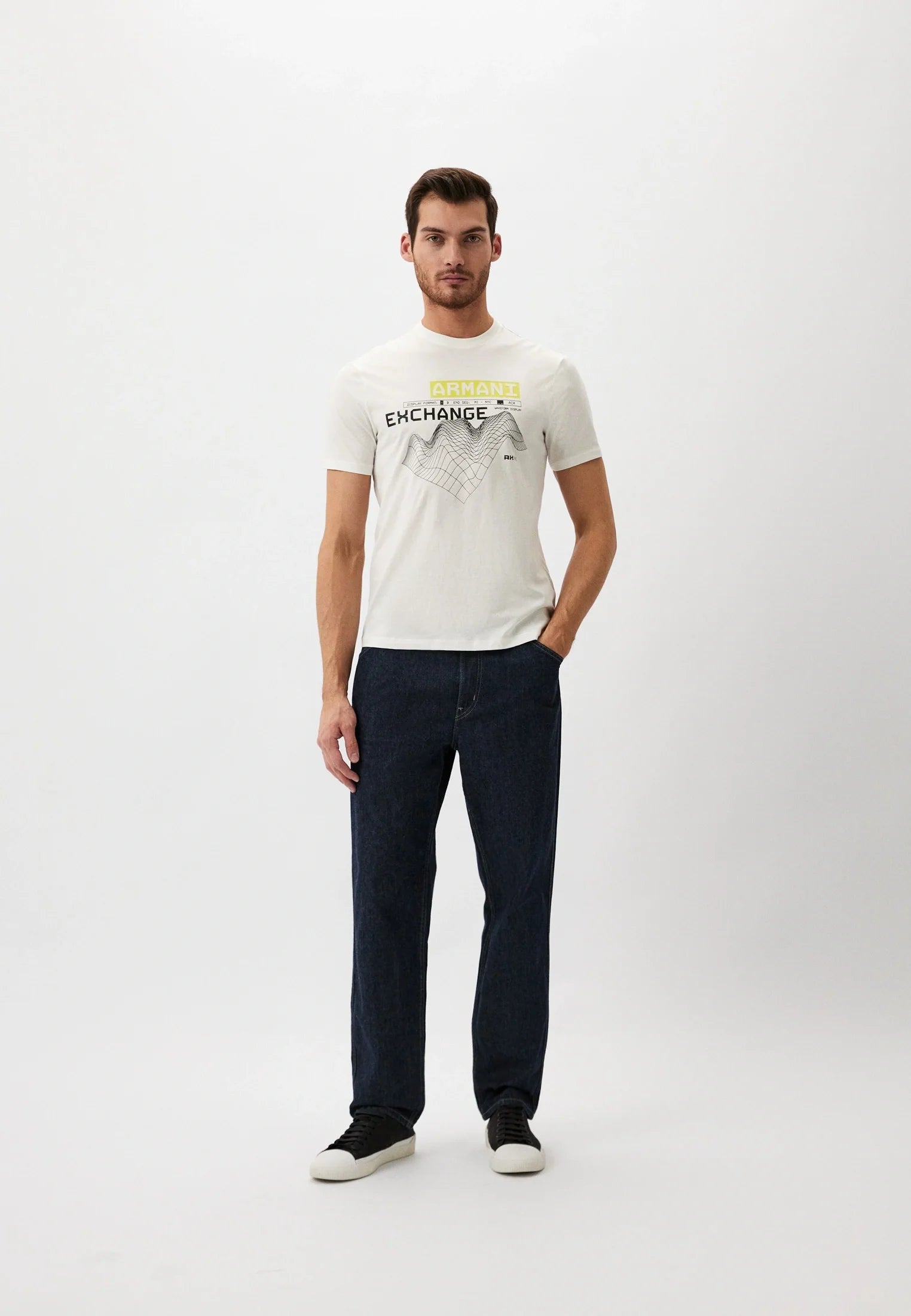T-Shirt Men Off White Armani Exchange XXL Camiseta