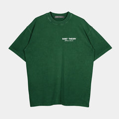 T-Shirt Saint Theory Verde-Blanco