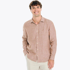 Camisa Hombre de Lino Nautica