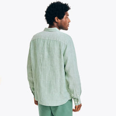 Camisa Hombre de Lino Nautica