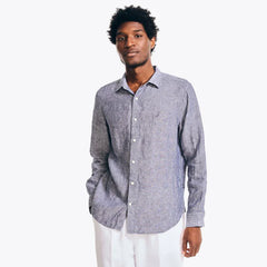 Camisa Hombre de Lino Nautica