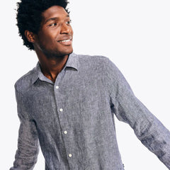 Camisa Hombre de Lino Nautica