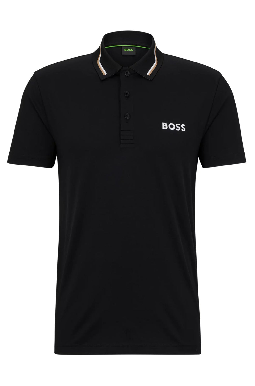 Polo Boss X Matteo Berrettini Regular Black Polos