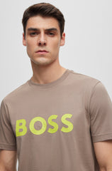 Camiseta Boss Regular Pastel Green