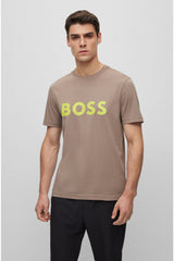 Camiseta Boss Regular Pastel Green