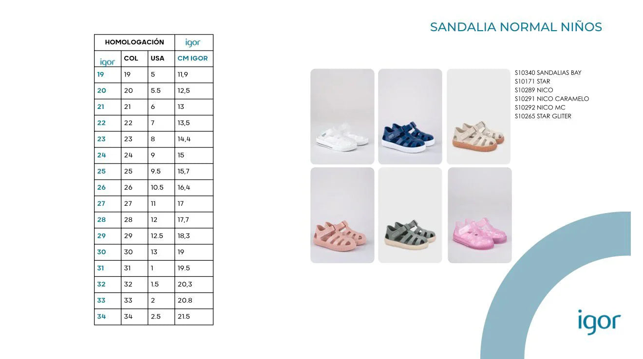 Sandalias Kids Igor Nico Mc Maquillaje Sandalias Kids