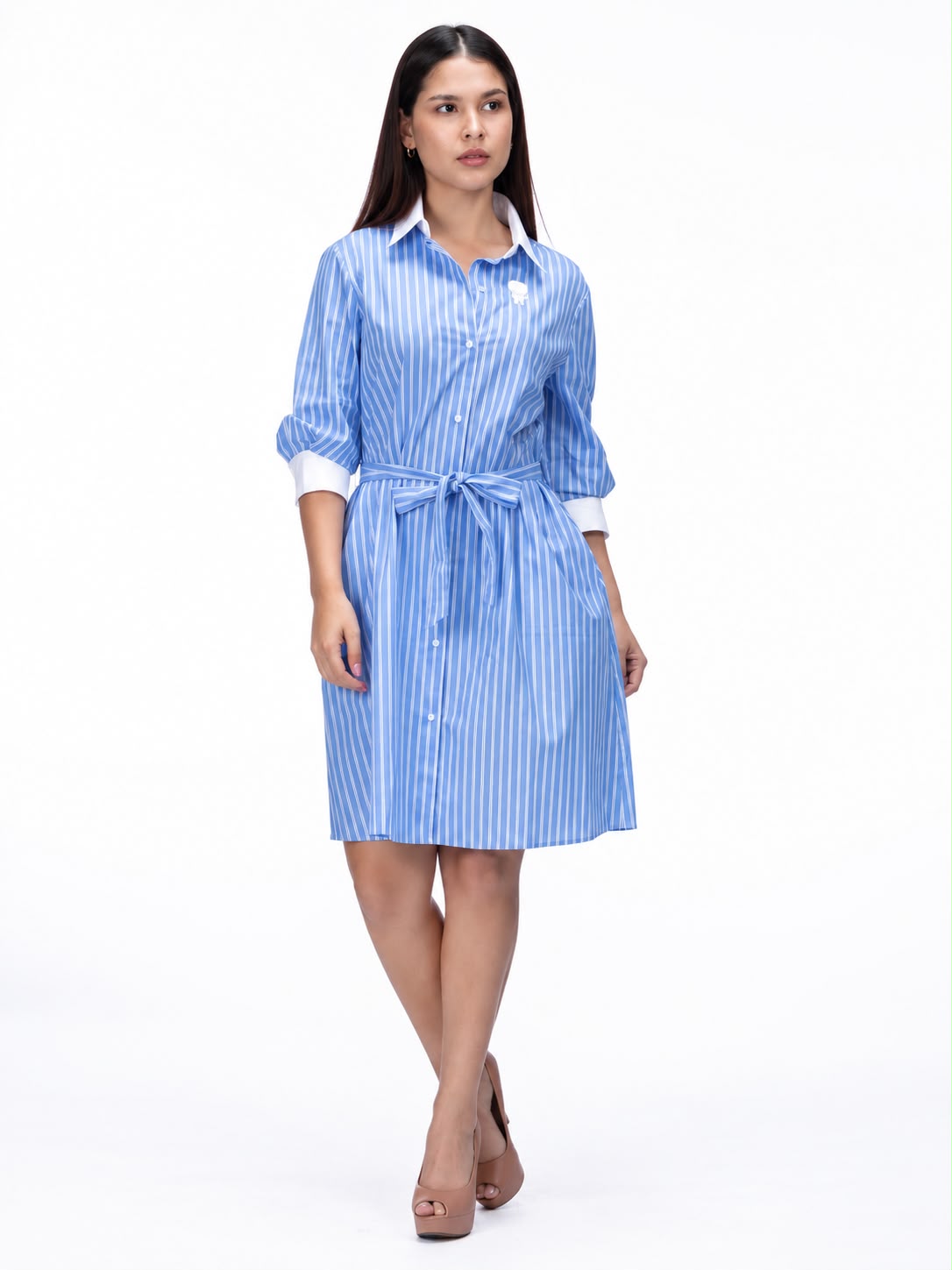 Vestido Celeste Mujer Karl Lagerfeld