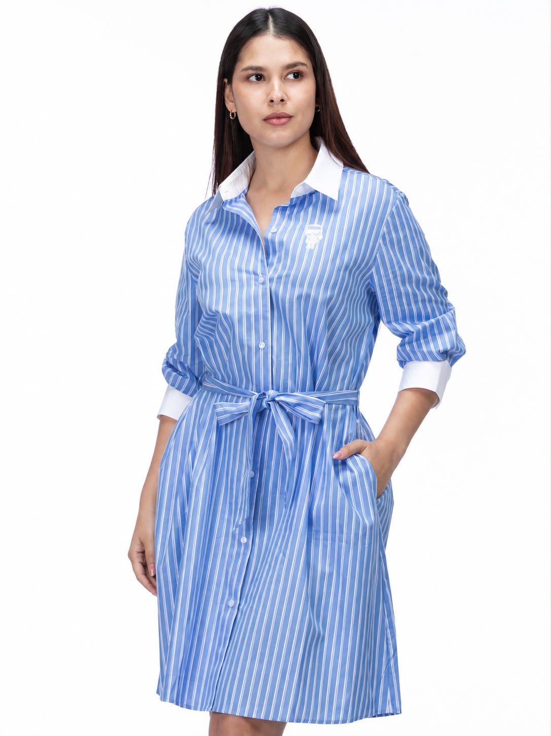 Vestido Celeste Mujer Karl Lagerfeld
