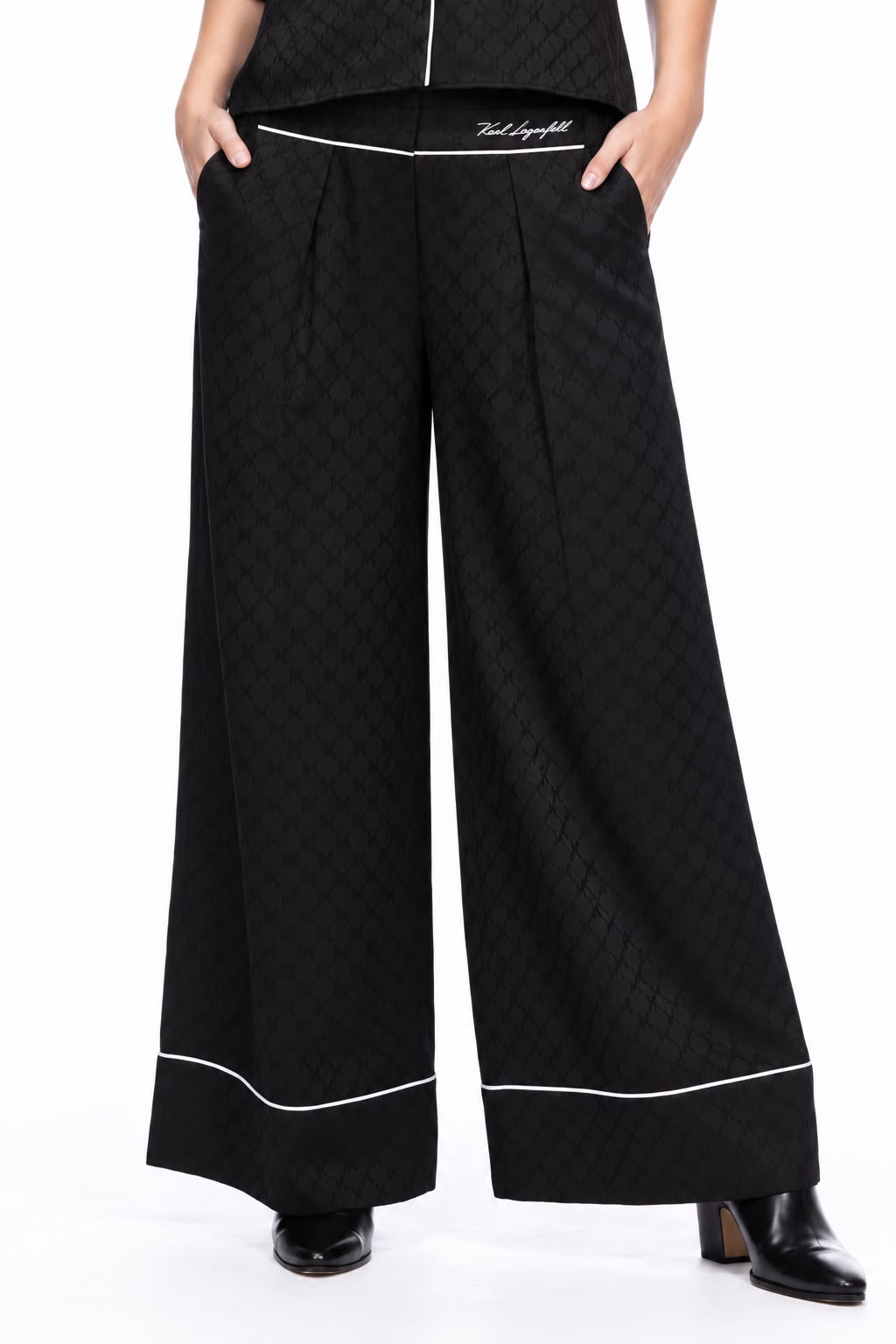 Pantalon Negro Mujer Karl Lagerfeld