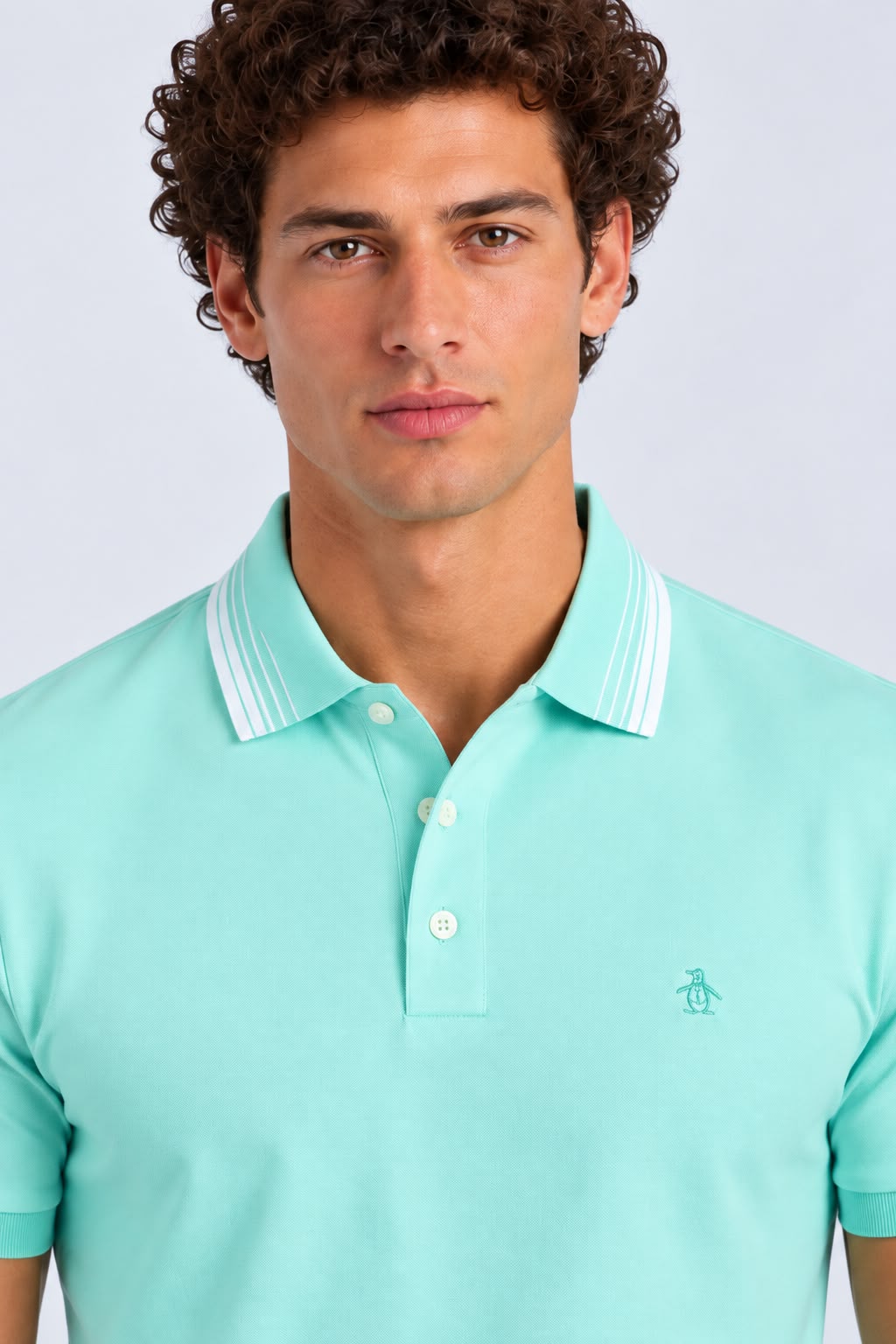 Polo Aguamarina Hombre Penguin