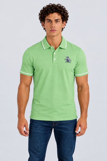 Polo Verde Hombre Penguin