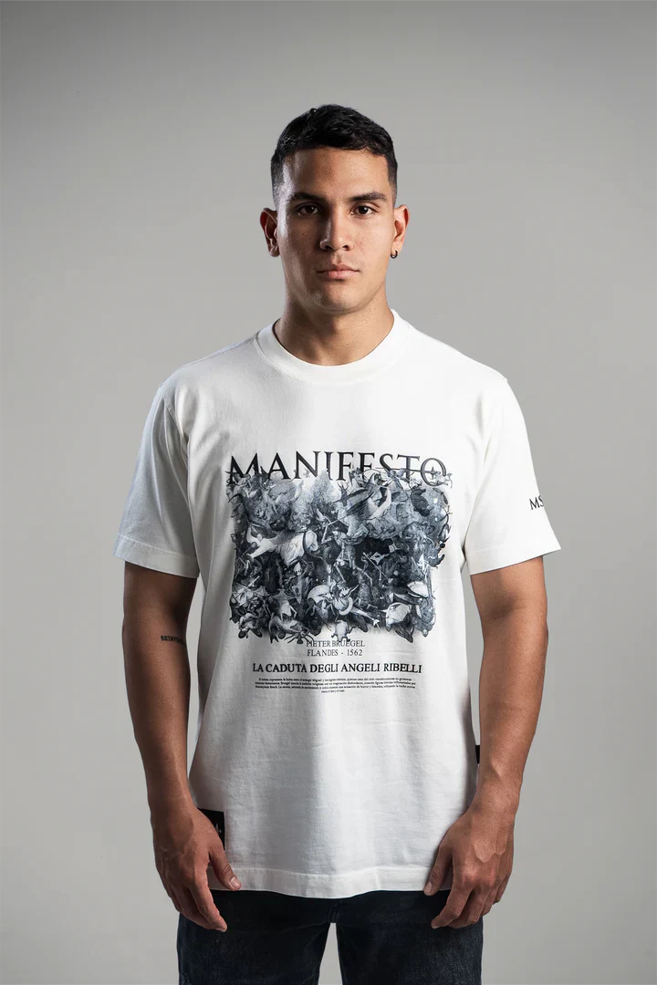 Camiseta Hombre Manifesto Caida De Los Angeles Camiseta