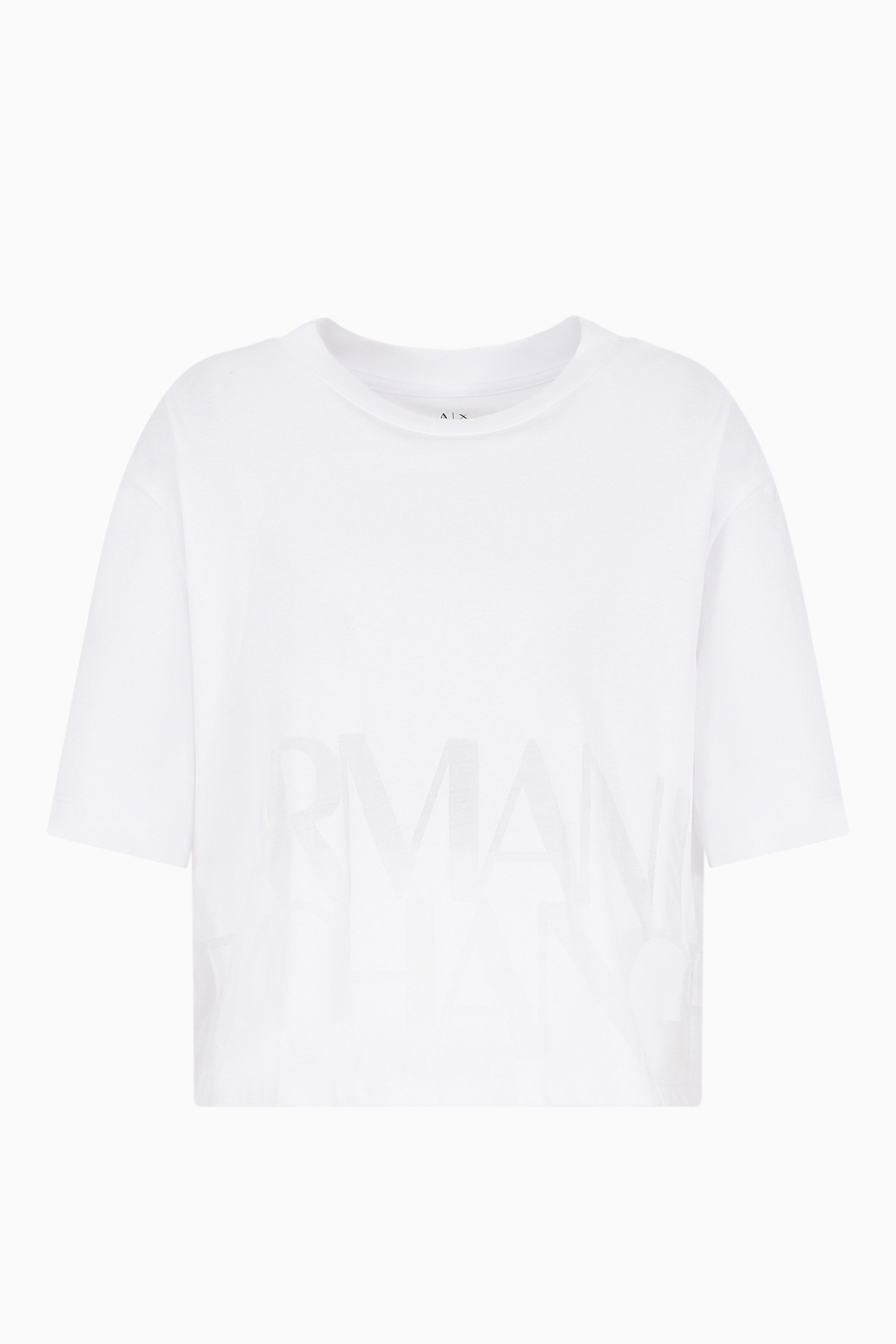 T-Shirt Women White Armani Exchange Camiseta