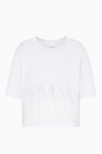 T-Shirt Women White Armani Exchange Camiseta