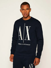 Sweatshirt Men Navy Armani Exchange